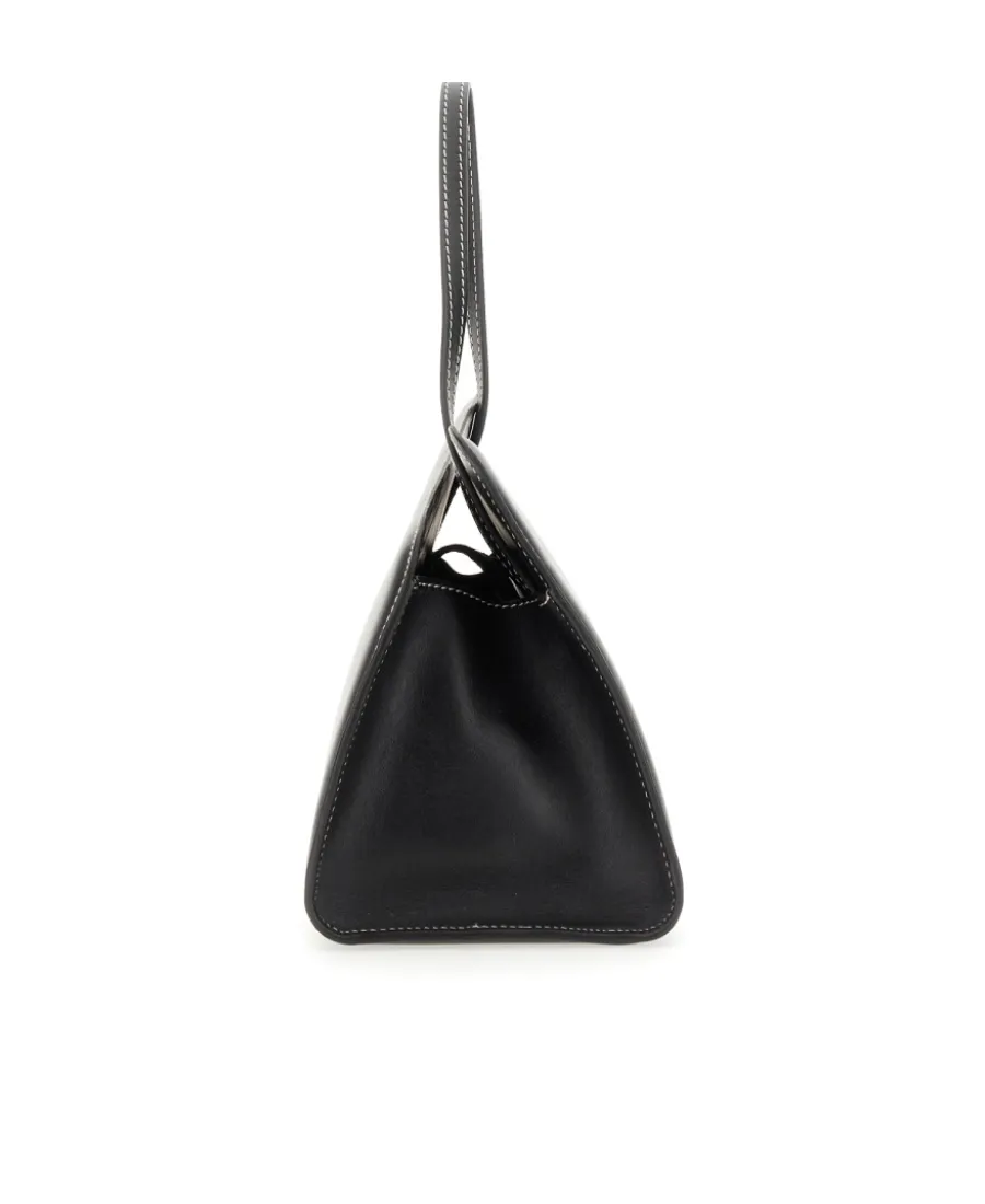 Asymmetric Leather Shoulder Bag