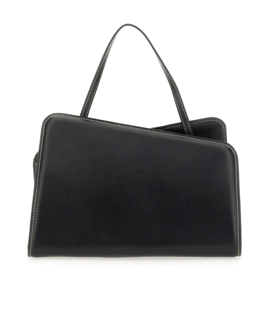 Asymmetric Leather Shoulder Bag