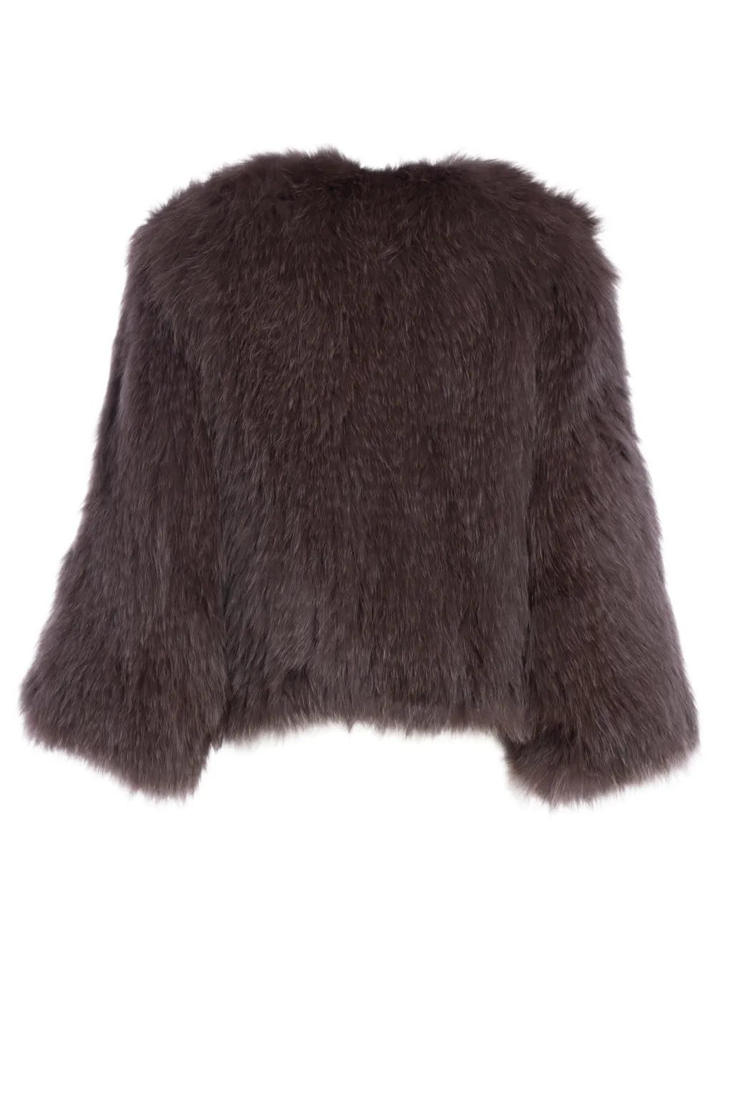 Round Neck Long-Sleeved Coat