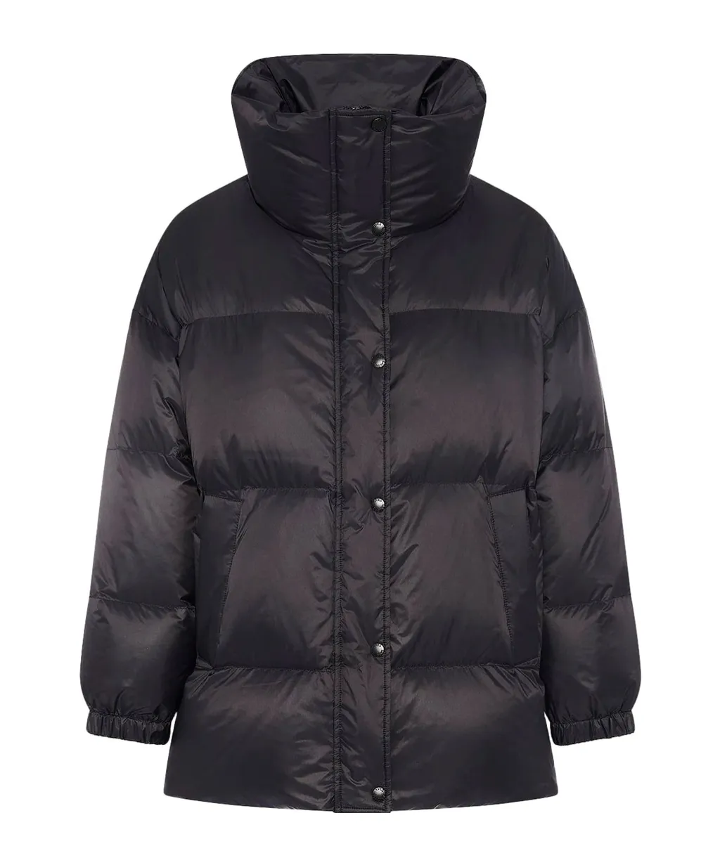 Lambswool-Trim Puffer Jacket