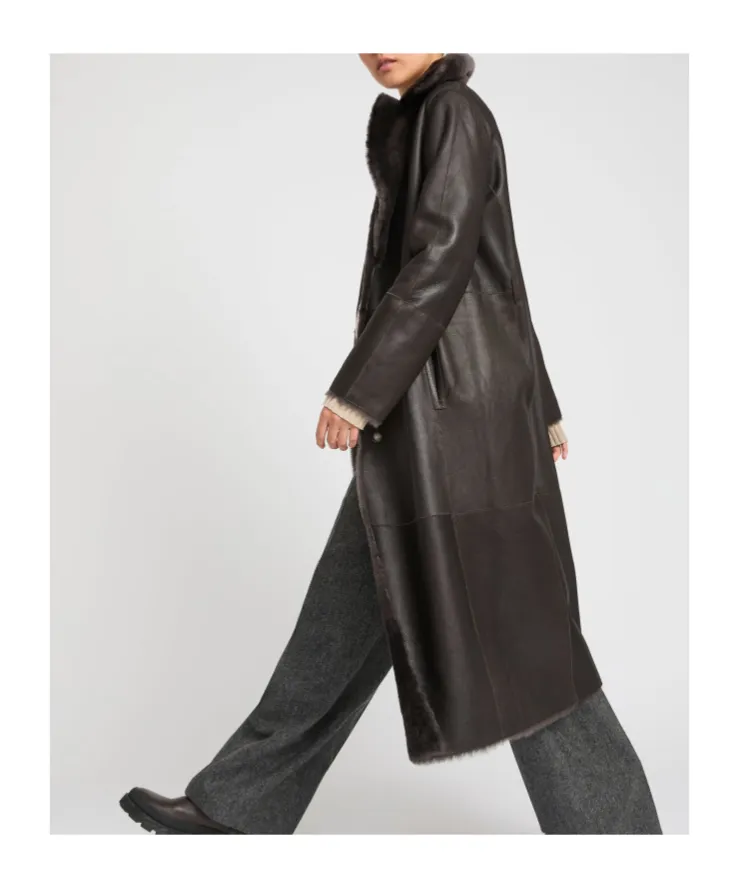 Reversible Shearling Coat