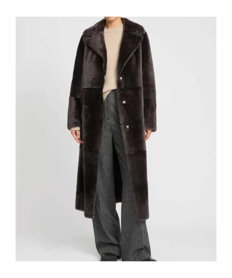 Reversible Shearling Coat