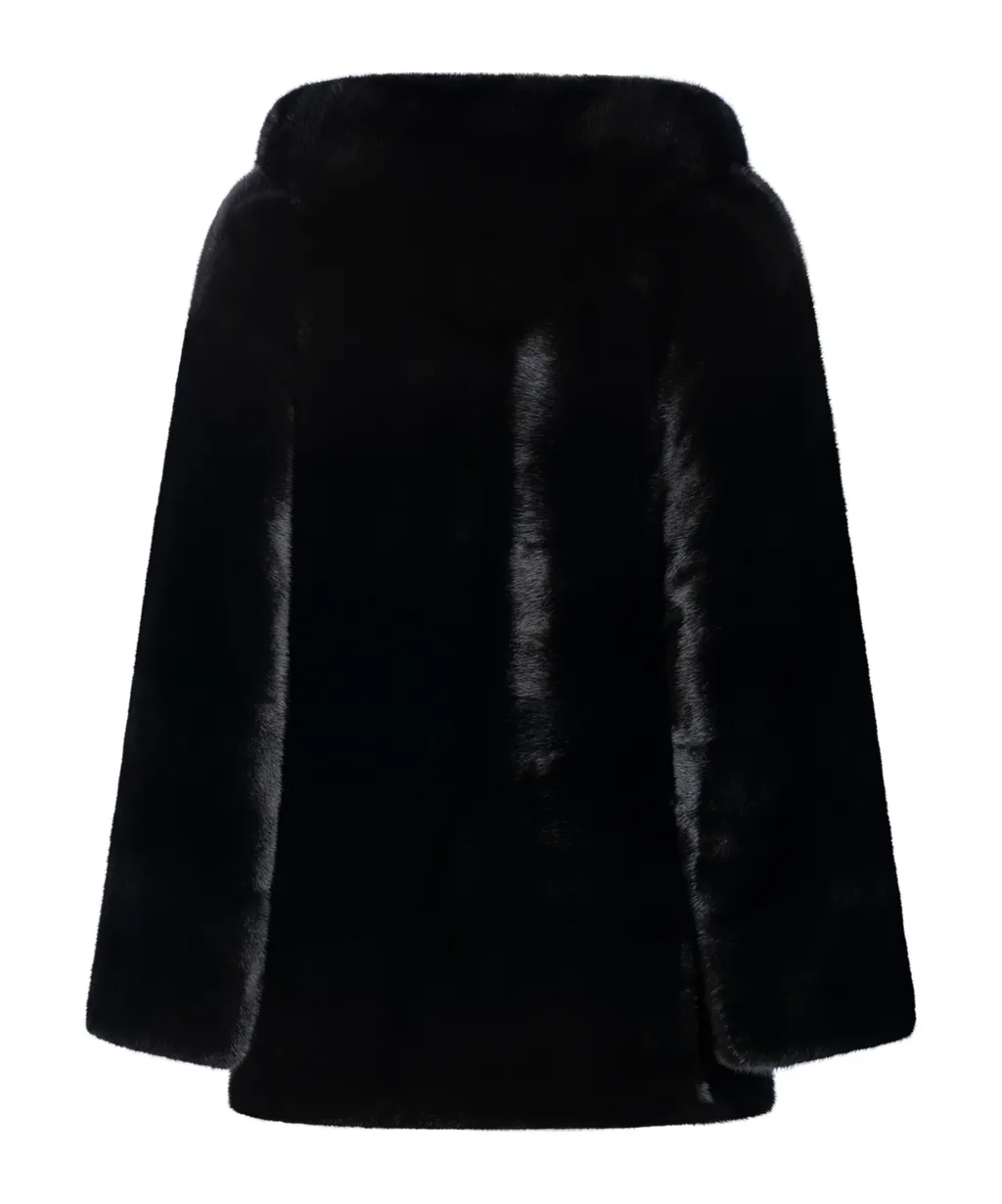 Long-Sleeved Fur Coat