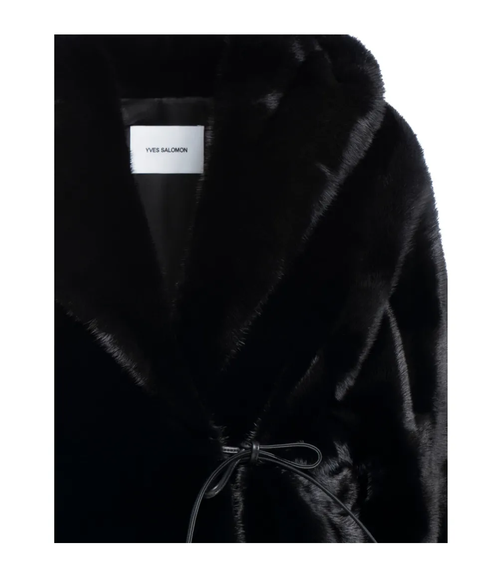 Long-Sleeved Fur Coat