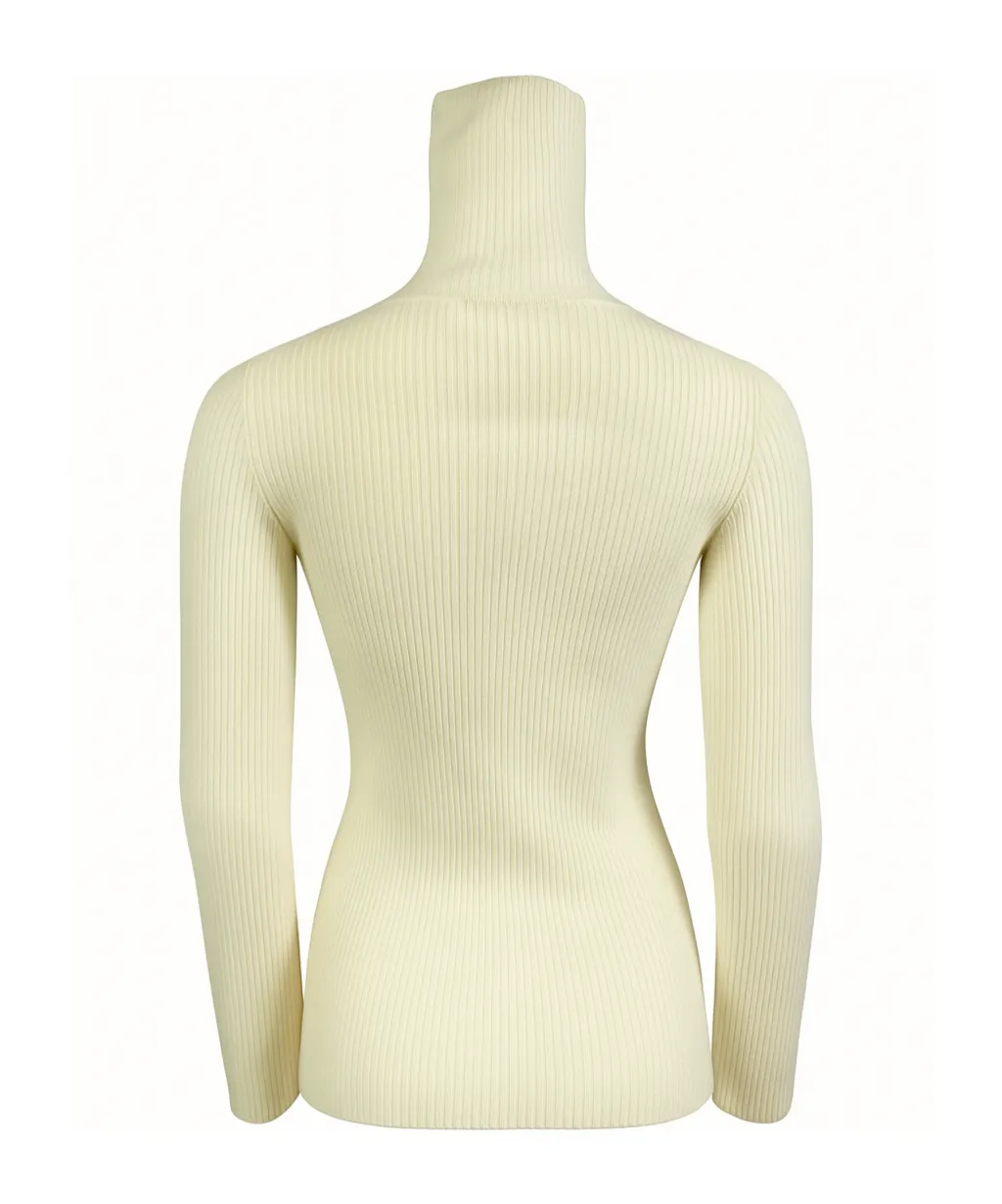Long-Sleeved Turtleneck Sweater