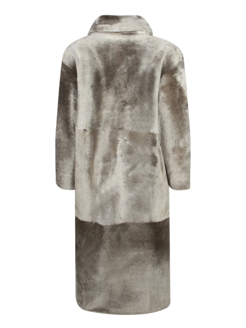 Double-Breasted Sheepskin Coat