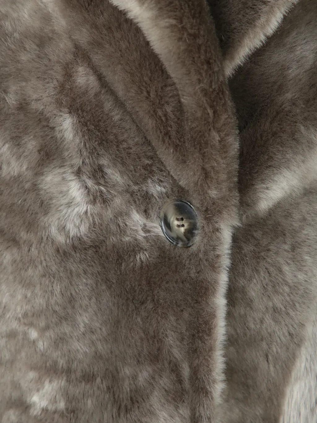 Double-Breasted Sheepskin Coat