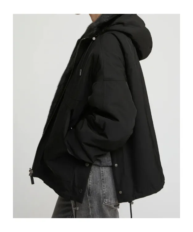 Short Reversible Parka