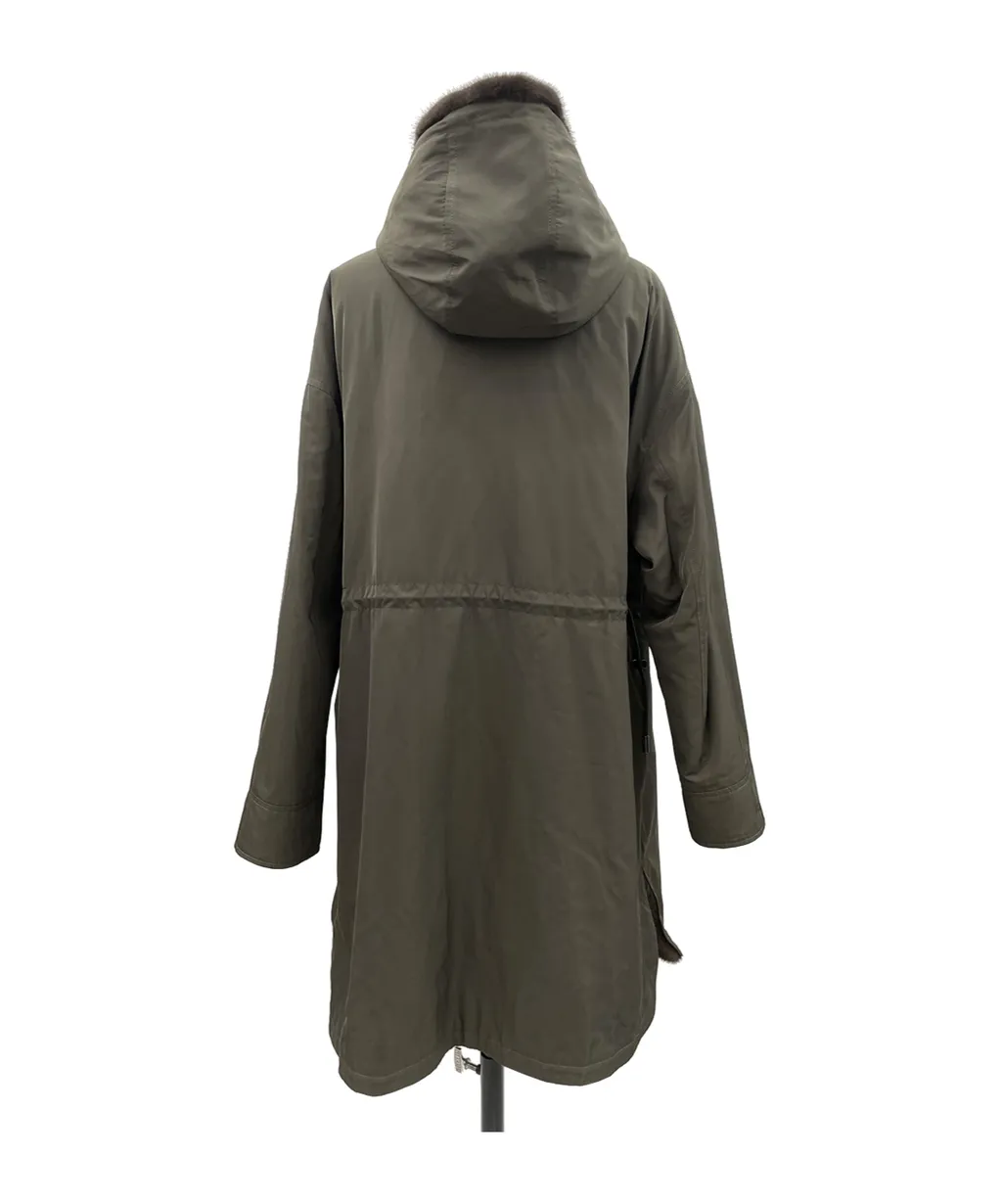 Reversible Hooded Coat