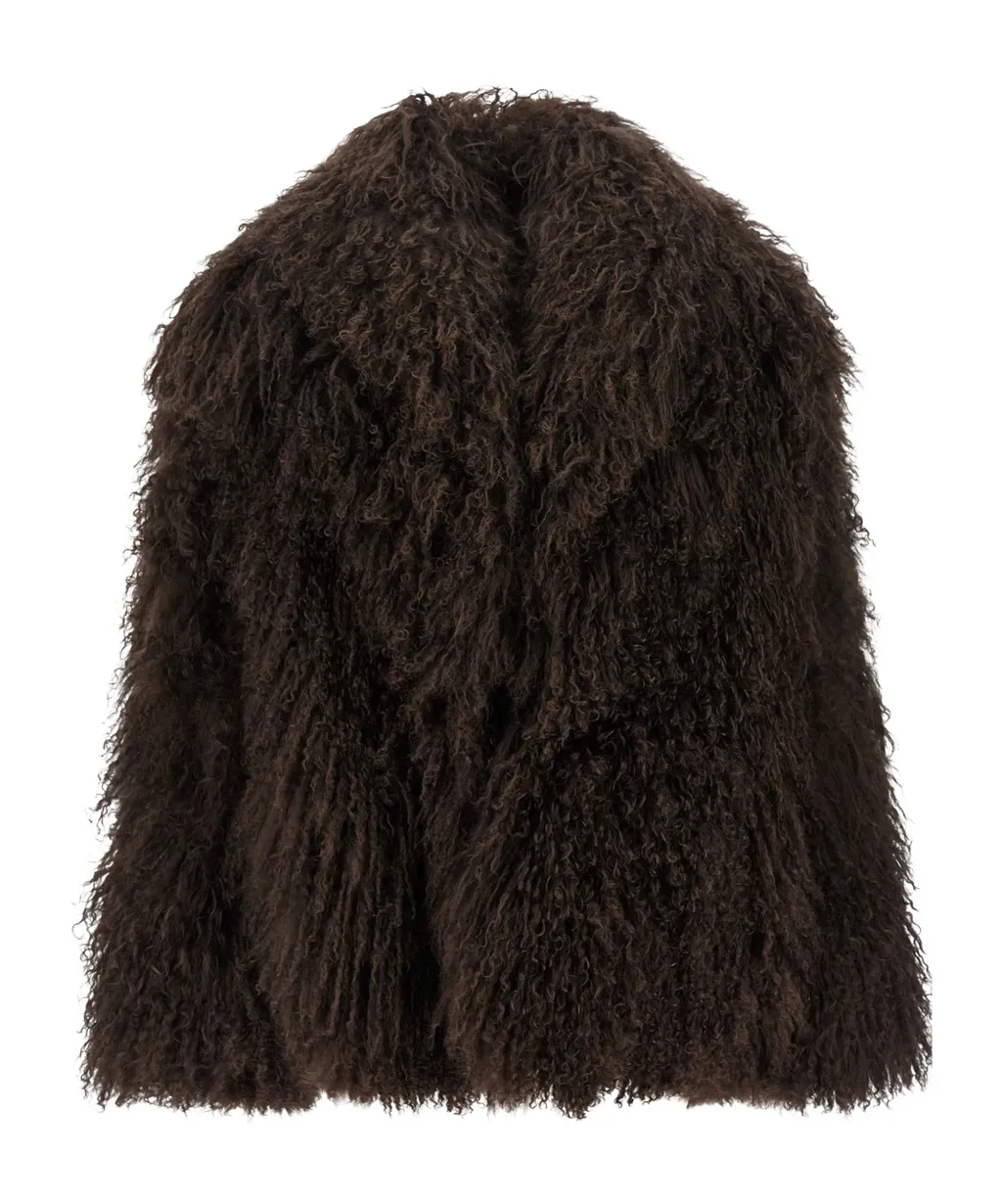 Long-Sleeved Fur Coat