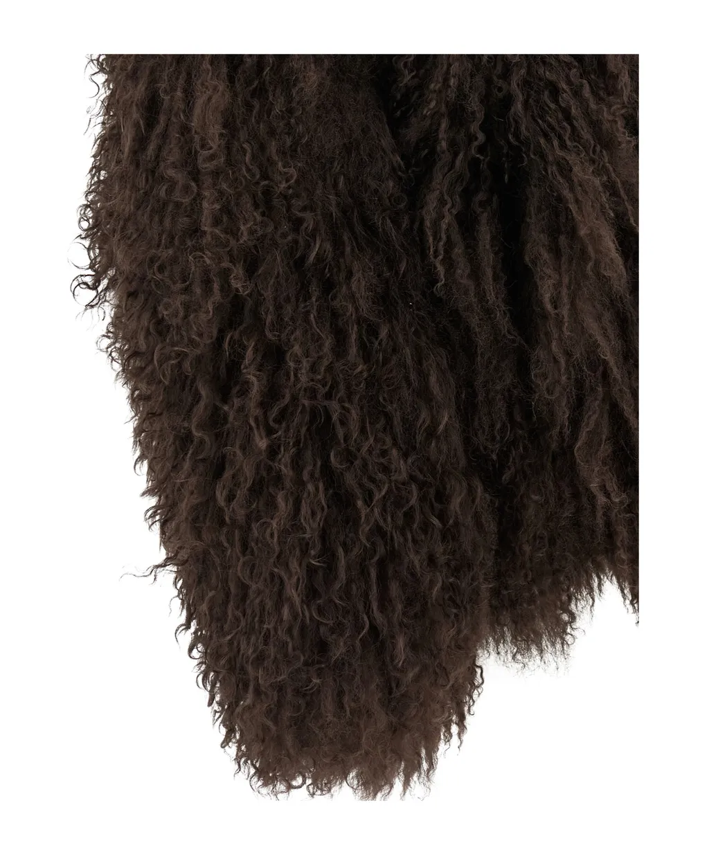 Long-Sleeved Fur Coat
