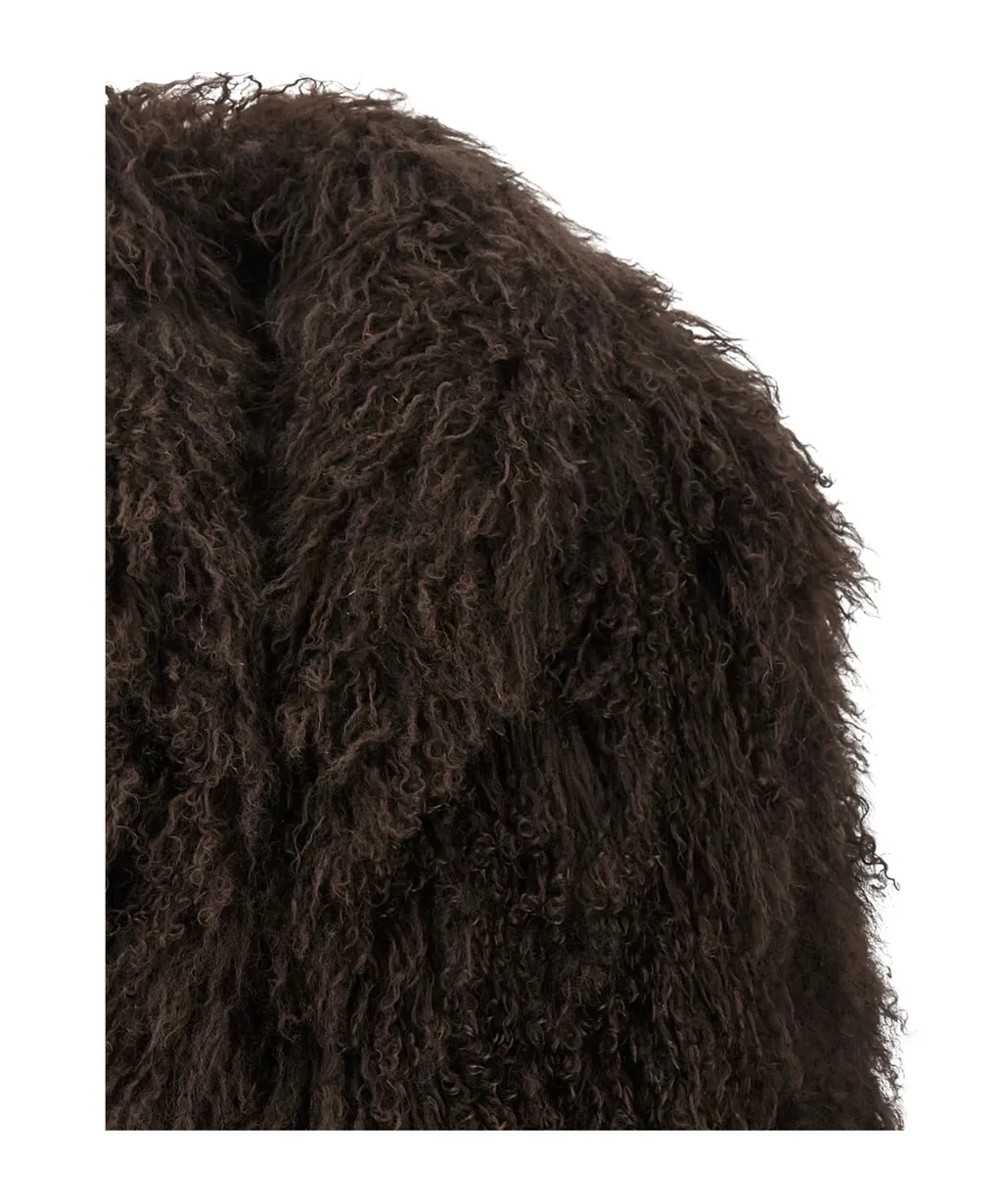 Long-Sleeved Fur Coat