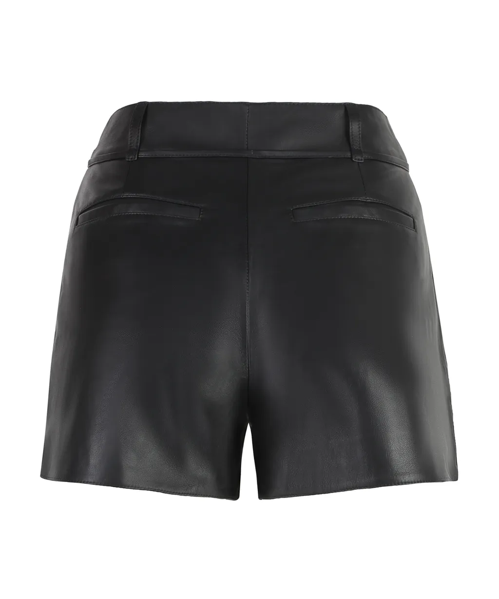 Flared Drawstring Shorts