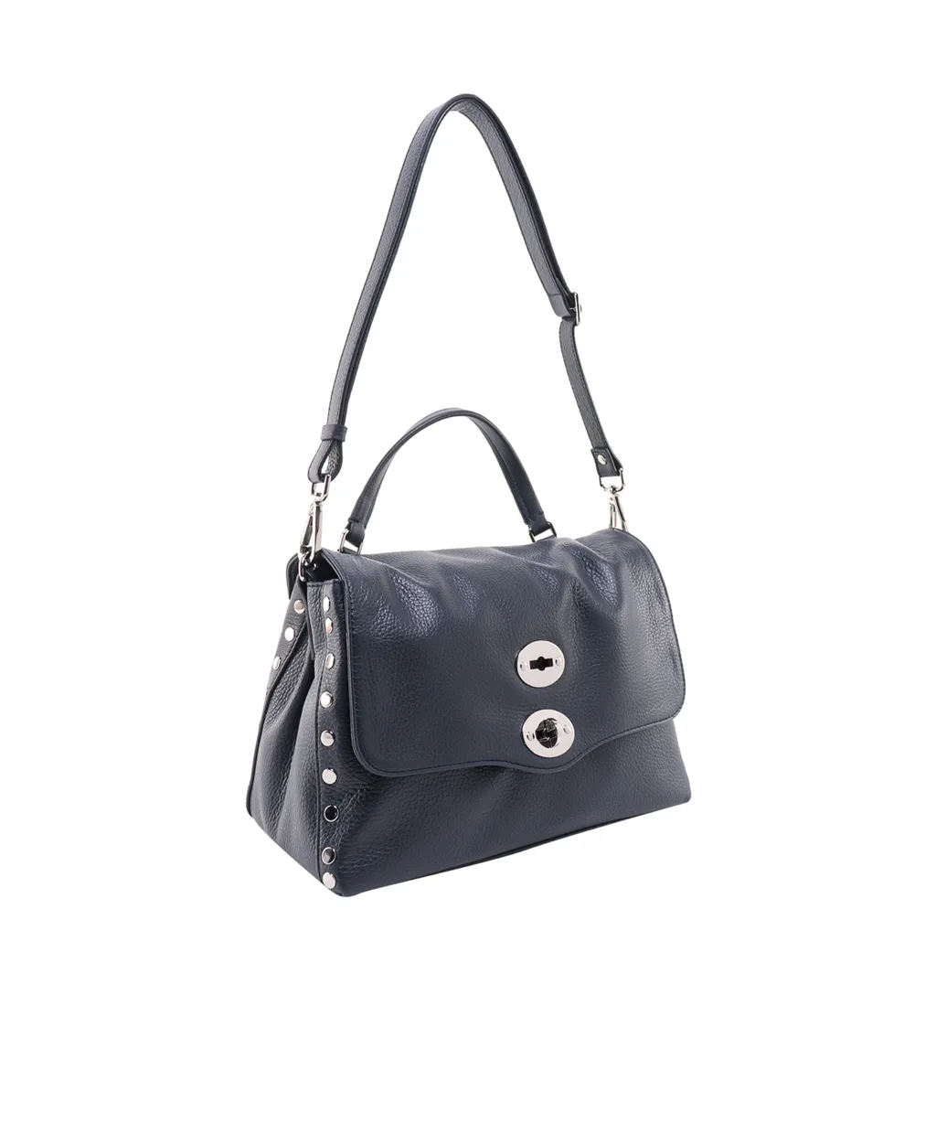 Twist-Lock Top Handle Satchel Bag