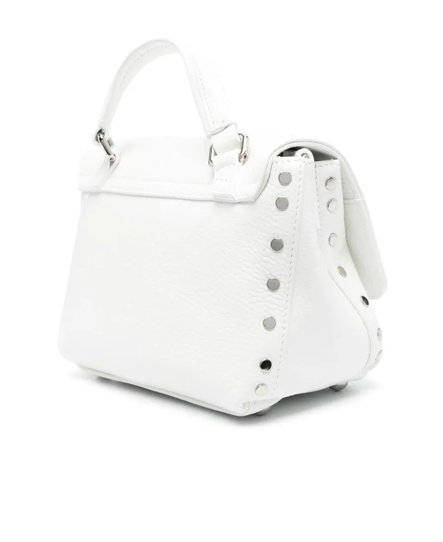 Stud-Detailed Twist-Lock Small Tote Bag