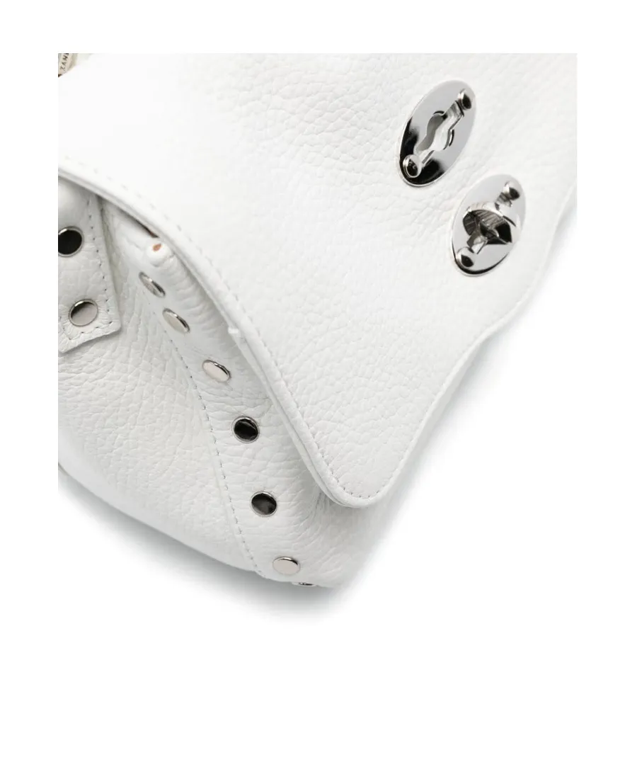 Stud-Detailed Twist-Lock Small Tote Bag