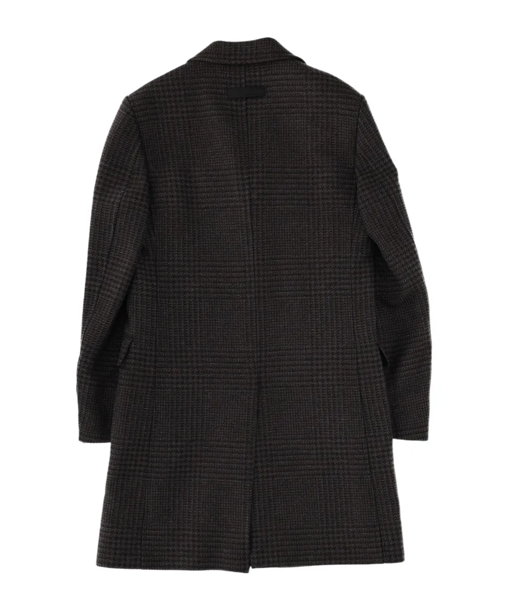 Check Pattern Wool Coat