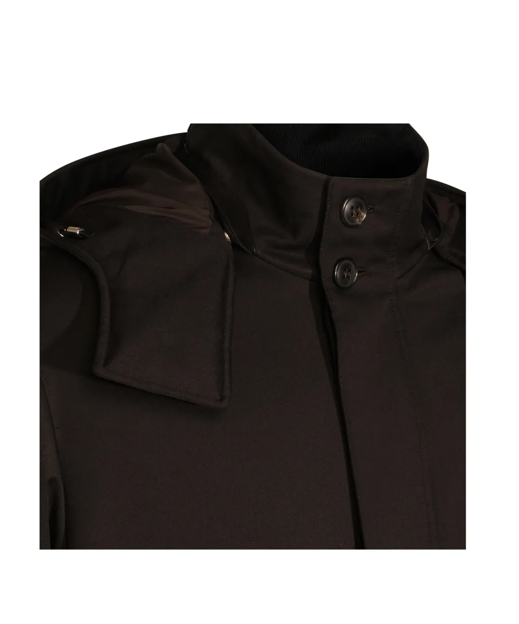 Long Sleeved Hooded Coat