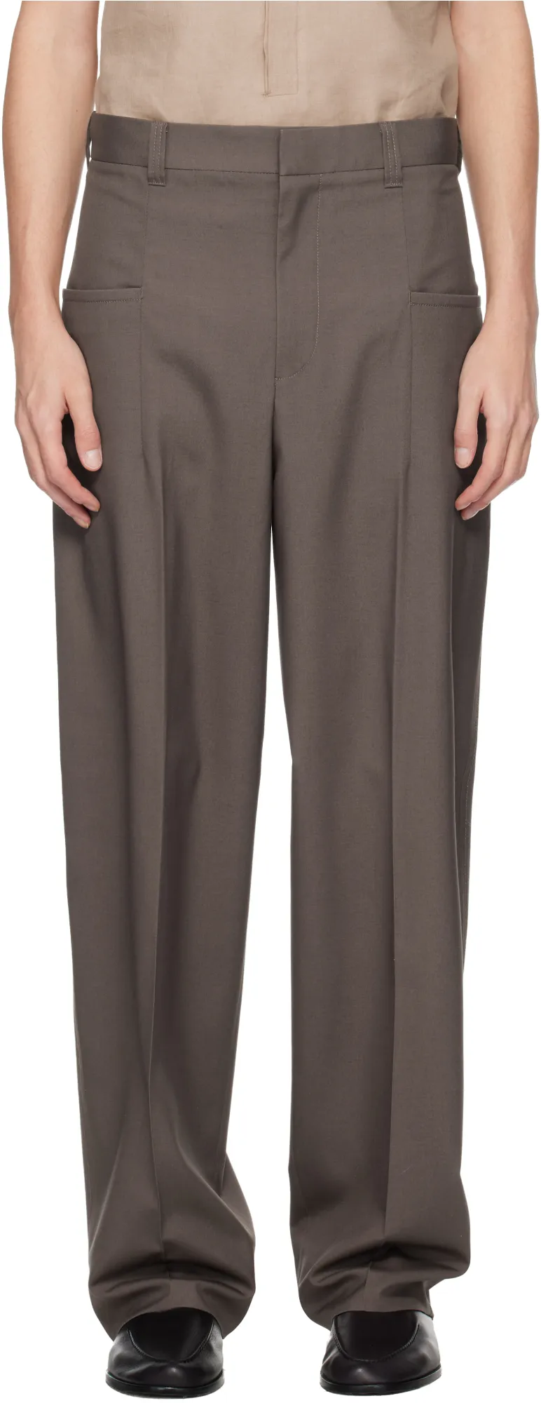 Silk And Wool Pants