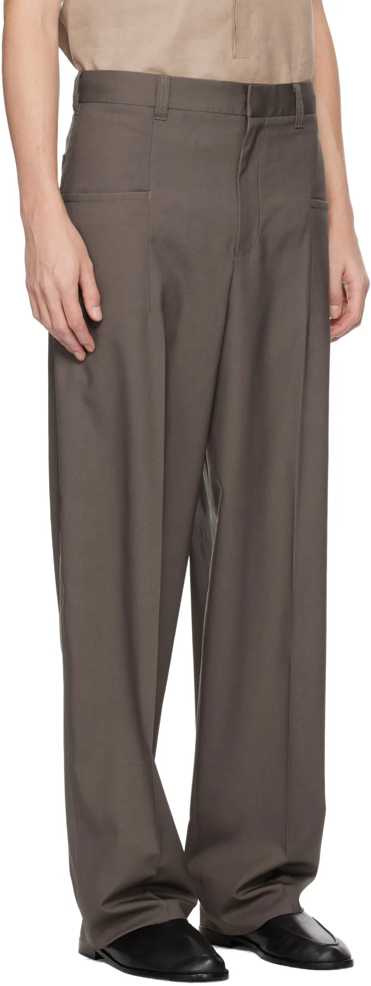 Silk And Wool Pants