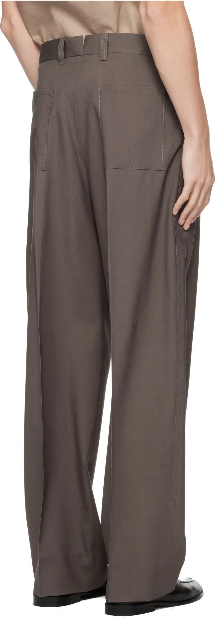 Silk And Wool Pants