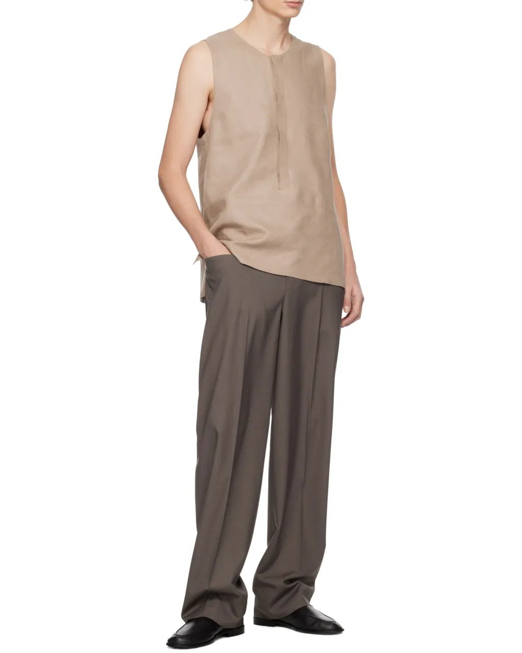 Silk And Wool Pants