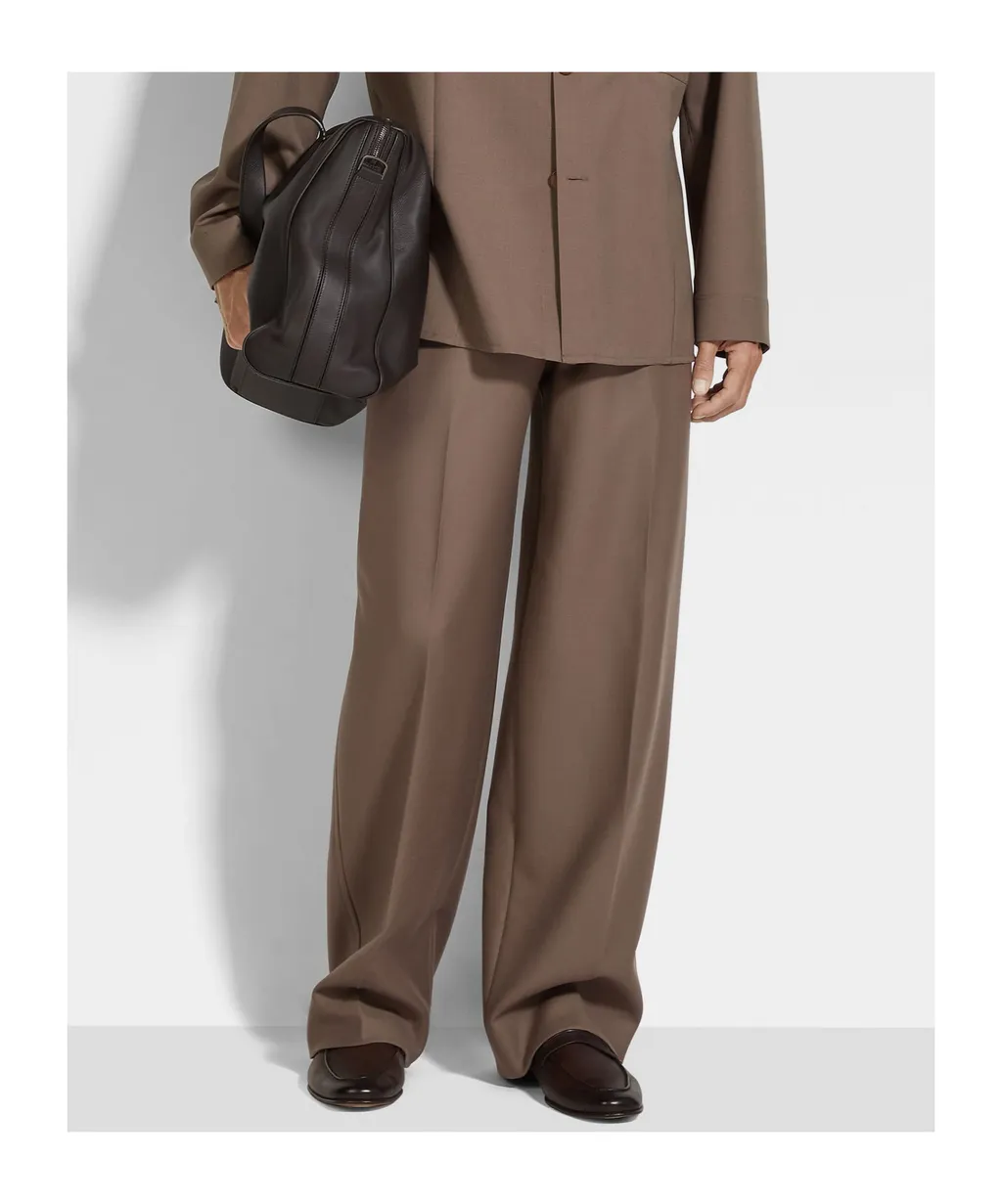 Silk And Wool Pants
