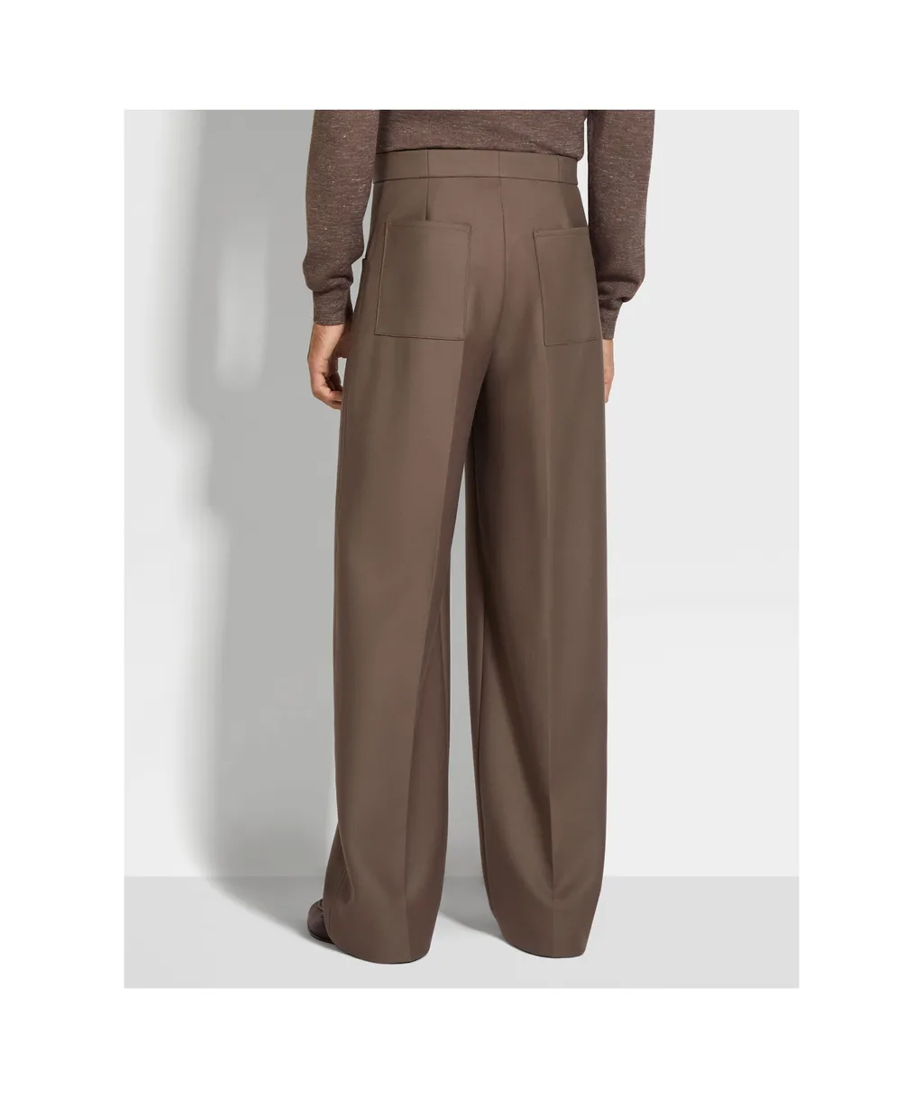 Silk And Wool Pants