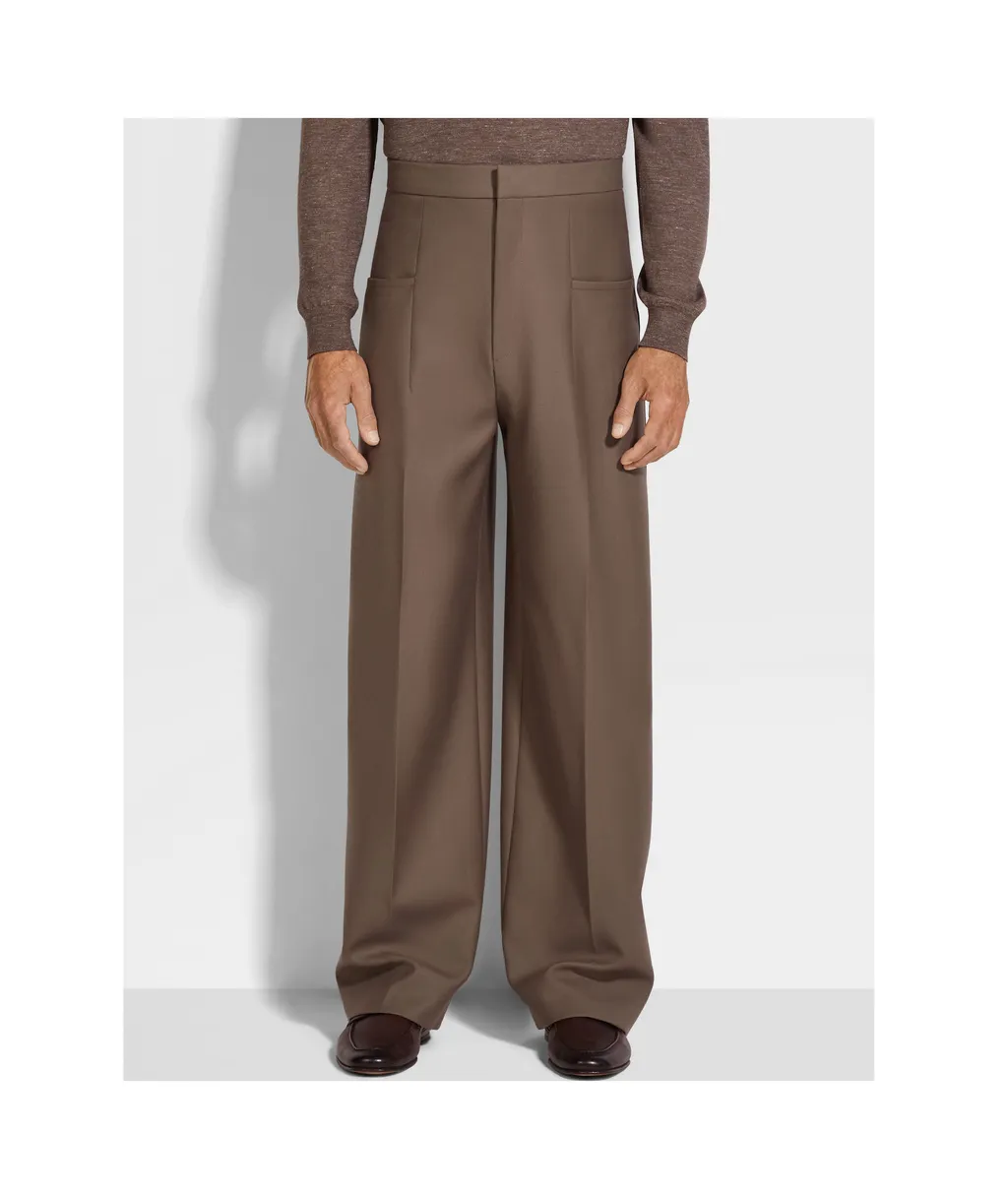 Silk And Wool Pants