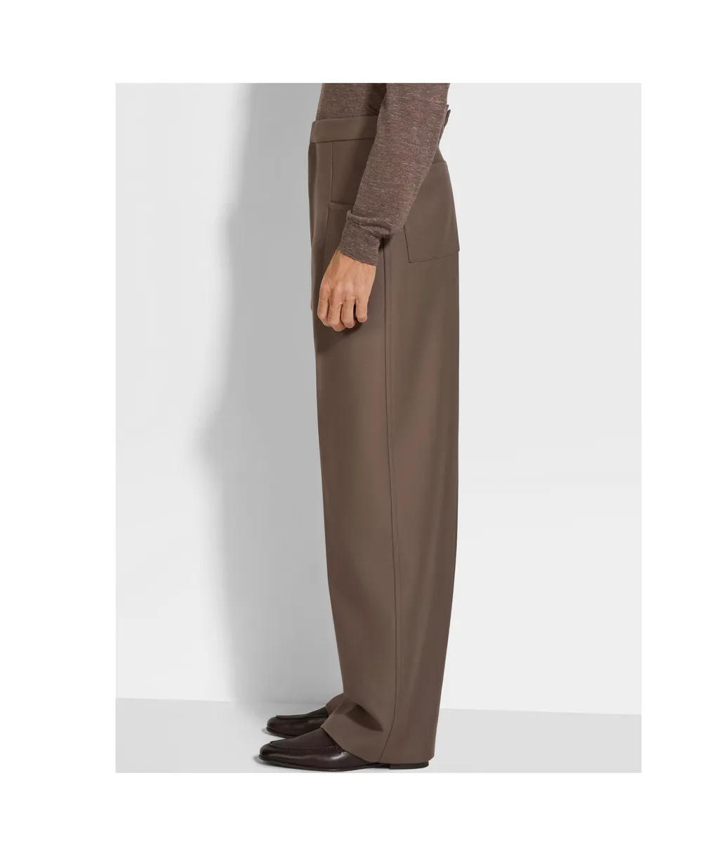 Silk And Wool Pants