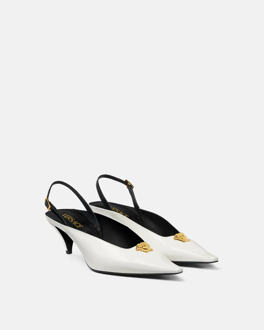 Pointed-Toe Slingback Pumps