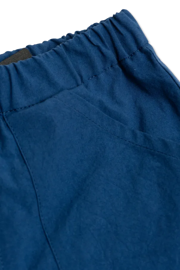 Logo Patch Elastic Waistband Shorts
