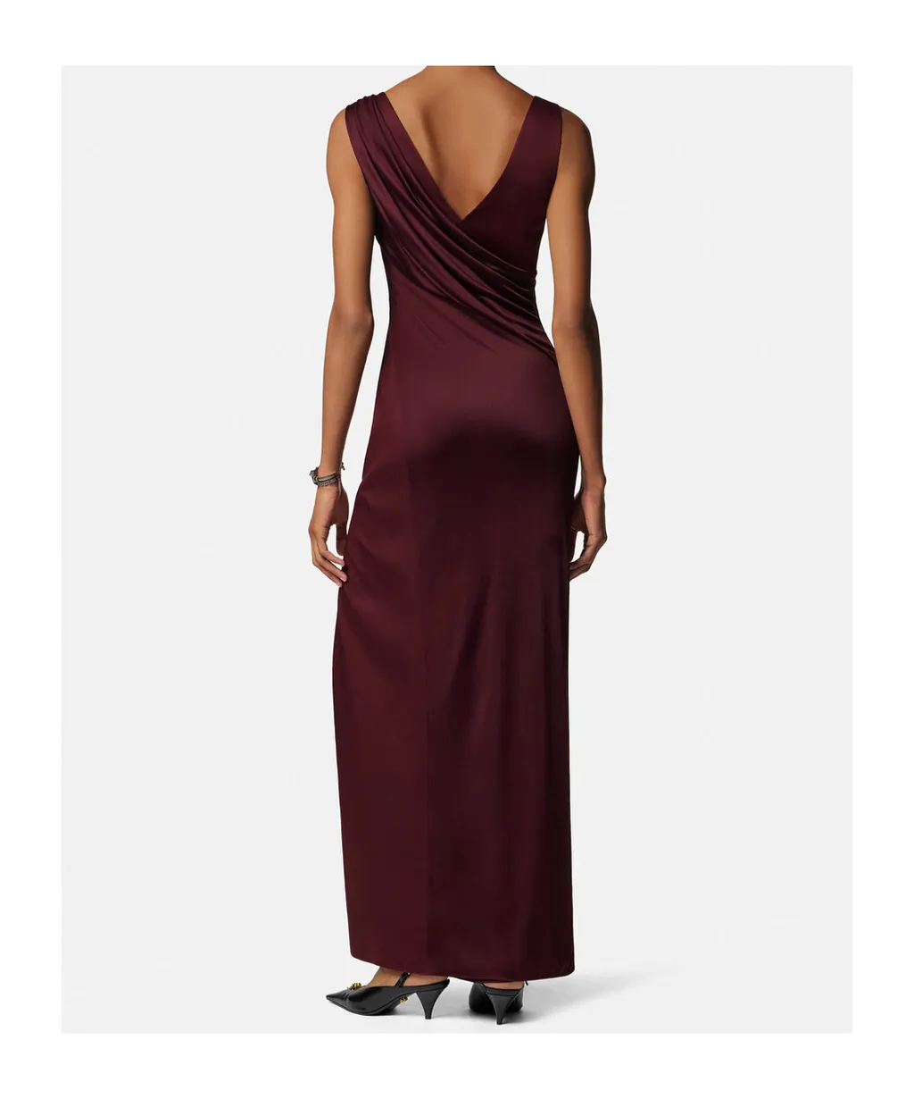 Draped Sleeveless Gown