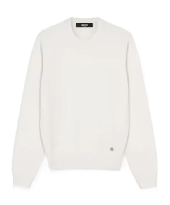 Logo-Plaque Crewneck Jumper