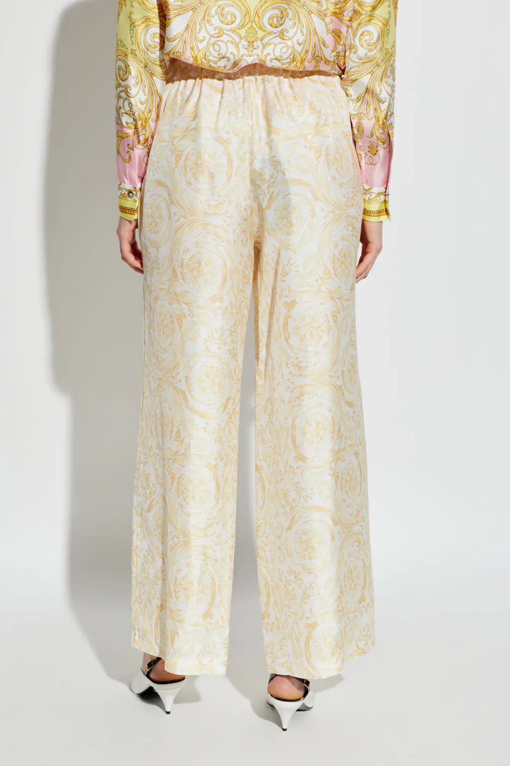 Pattern-Printed Trousers