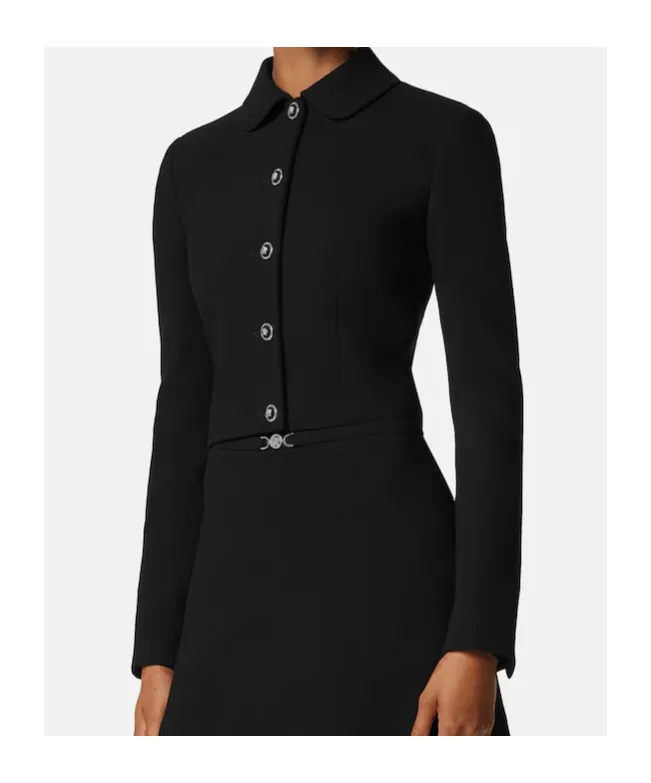 CrÊPe Cropped Jacket