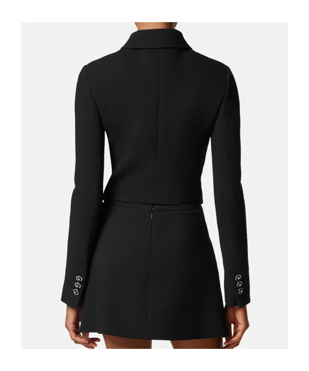 CrÊPe Cropped Jacket