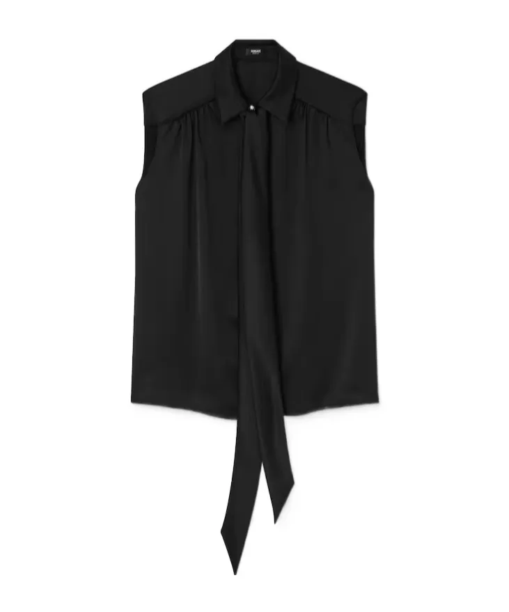 Decorative Tie Sleeveless Top