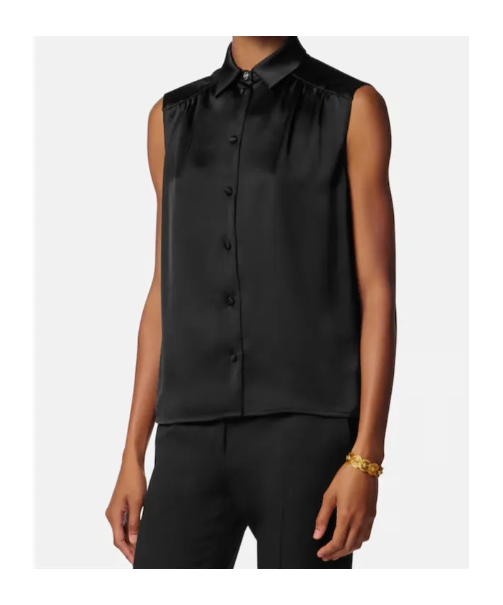 Decorative Tie Sleeveless Top