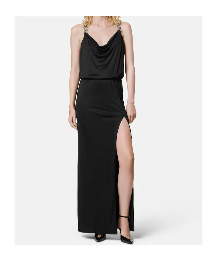 Sleeveless Gathered Gown