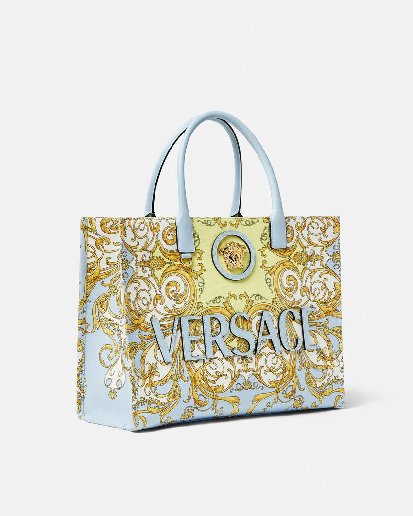 La Medusa Printed Large Tote Bag