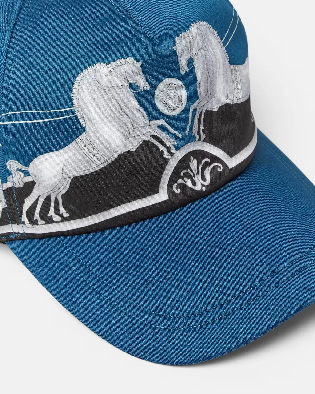 Horse-Print Baseball Cap