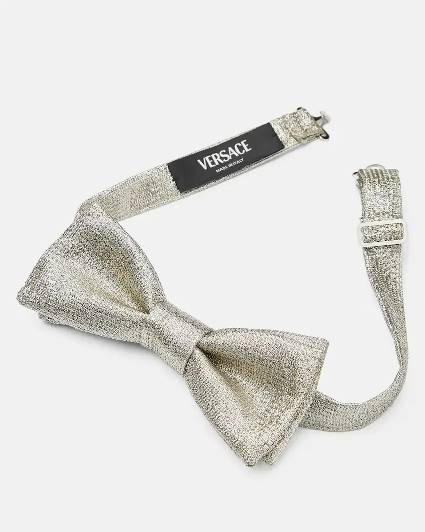 Lurex Thread Bow Tie