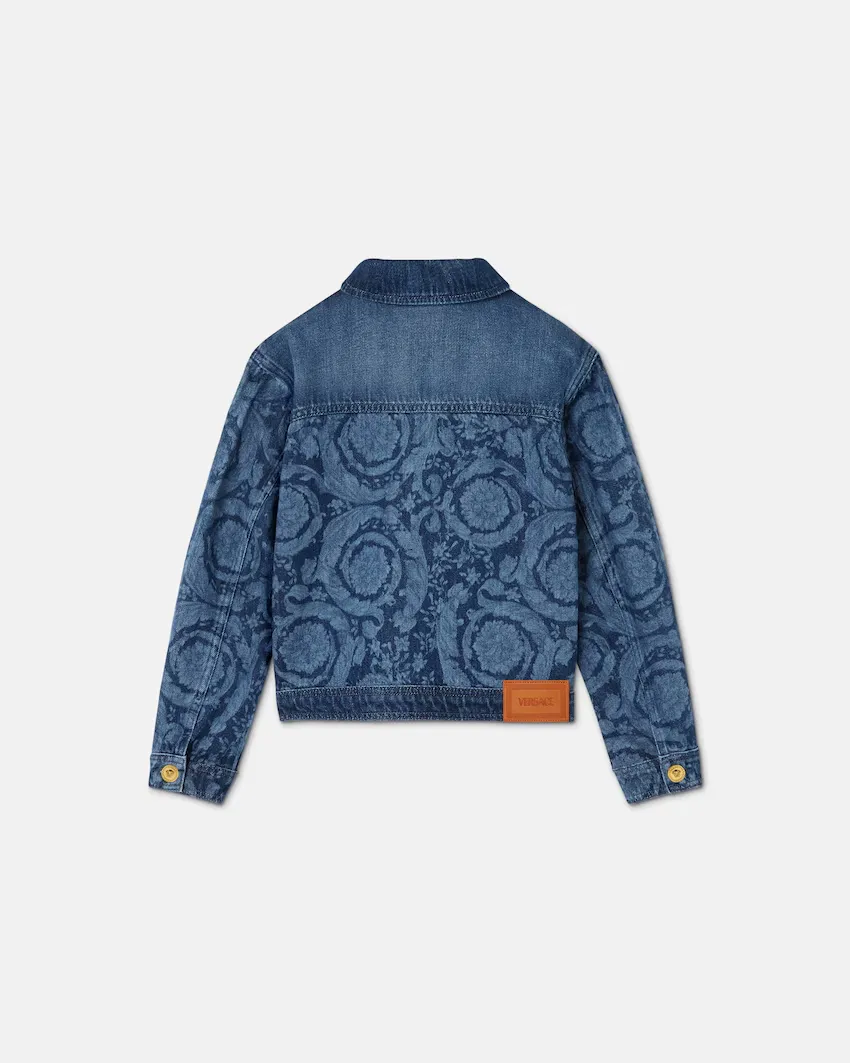 Kids Lasered Denim Blouson