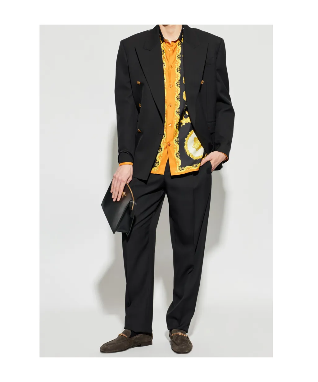 Double-Breasted Tailored Blazer