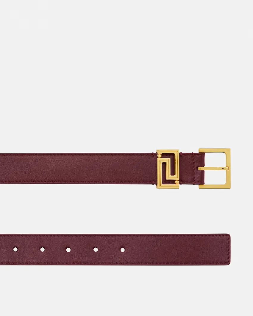 Greca-Plaque Buckle Belt
