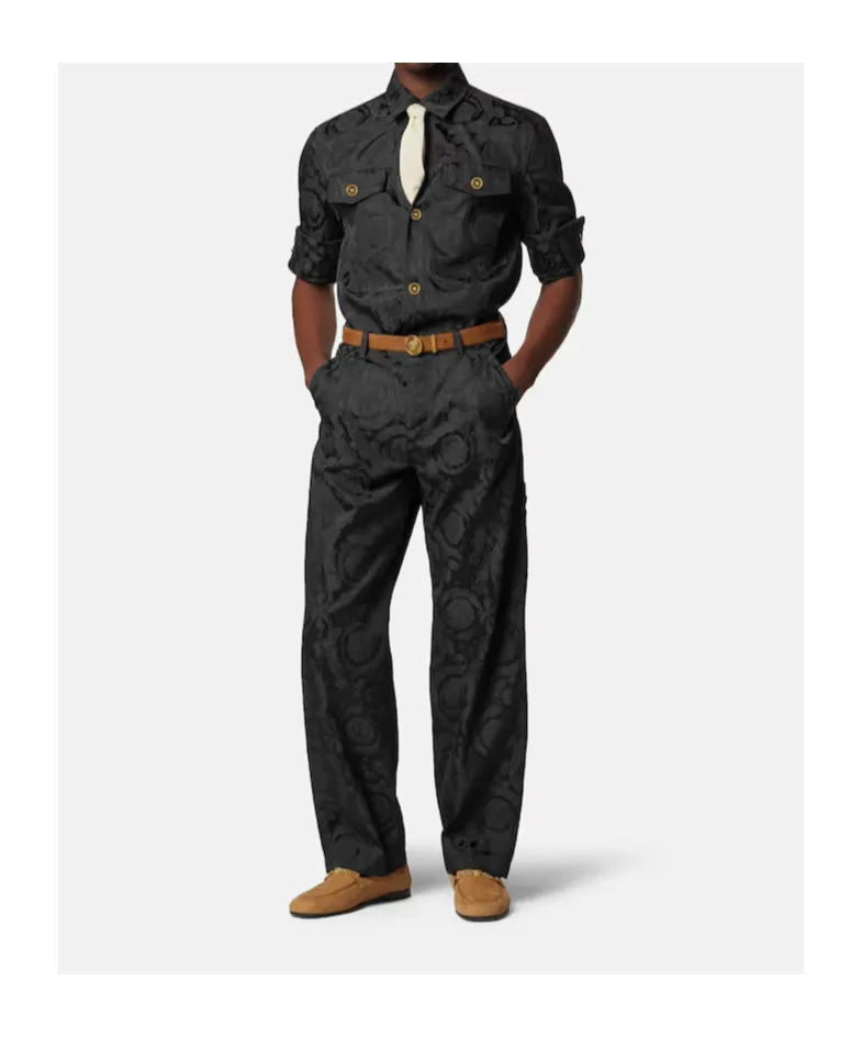 Barocco Pattern Jacquard Jacket