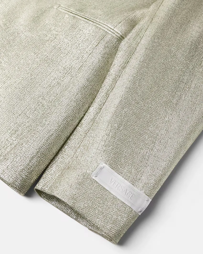 Lurex Thread Single-Breasted Blazer