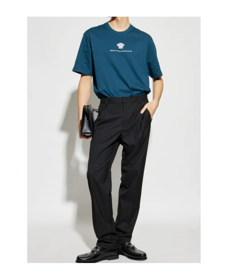 Logo Embroidered Crewneck T-Shirt