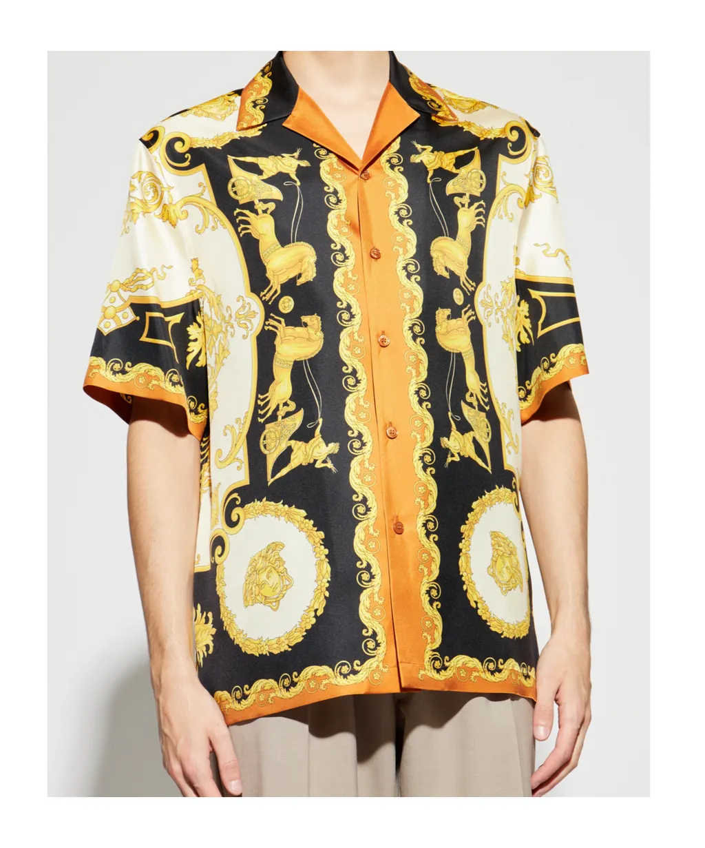 Silk Short Sleeve Shirt